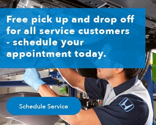 Free pick up and drop off for all service customers 